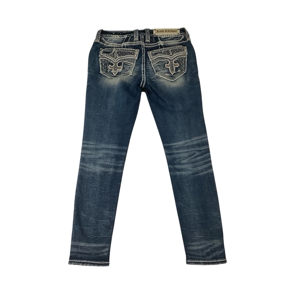 Rock Revival Cyrus Ankle Skinny Jean Sz 25